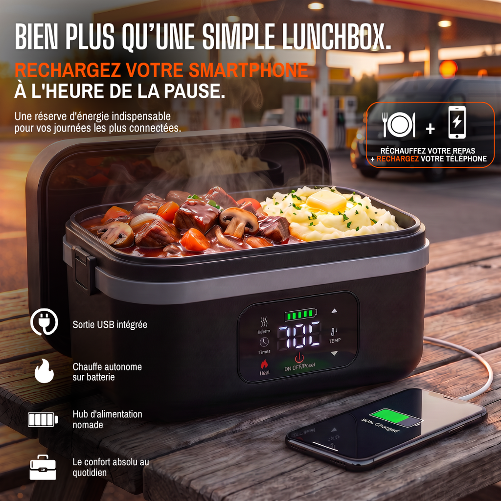 ELYO™ - Lunchbox Chauffante Sans Fil