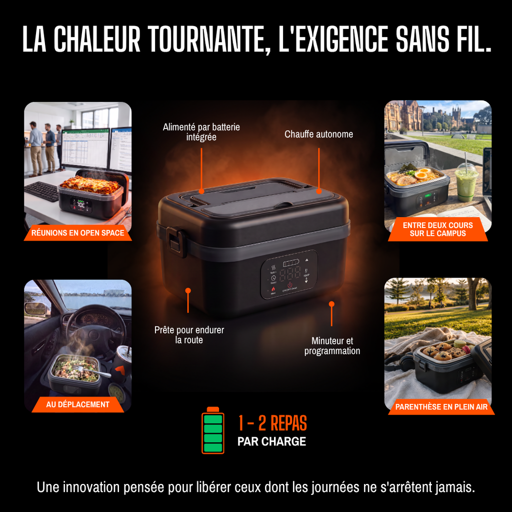 ELYO™ - Lunchbox Chauffante Sans Fil